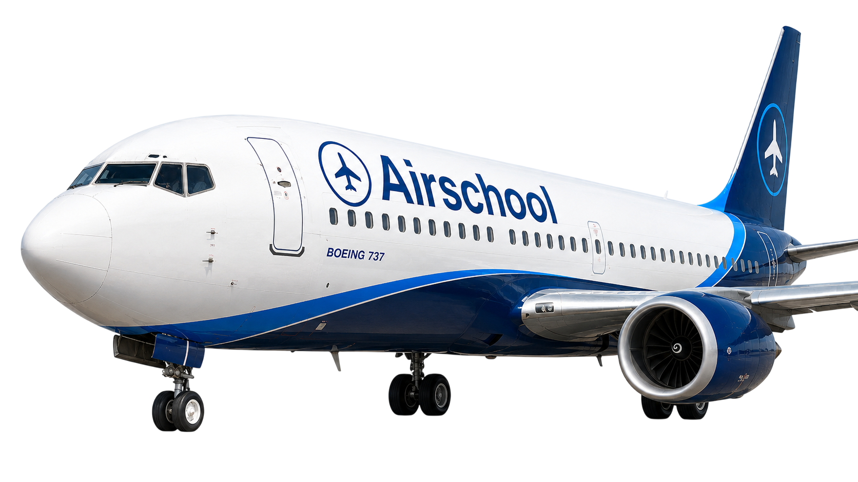 Самолёт Boeing 737 в ливрее Airschool