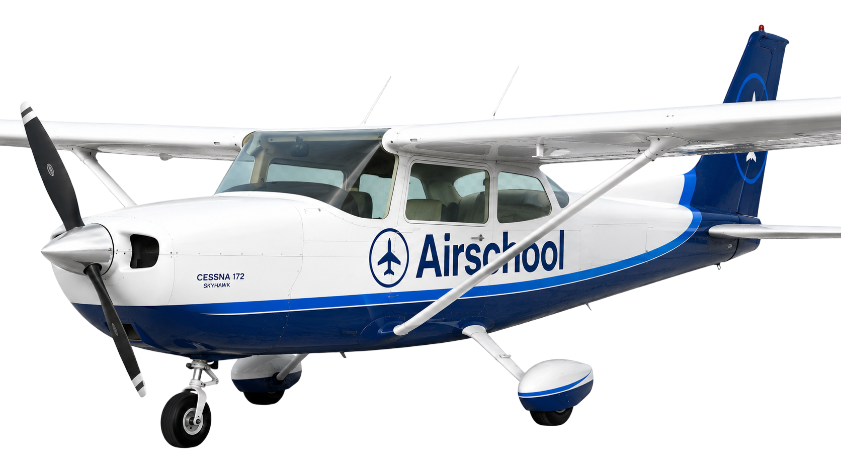 Самолёт Cessna в ливрее Airschool